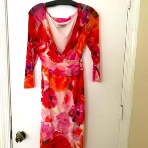 FUZZI Floral Dress